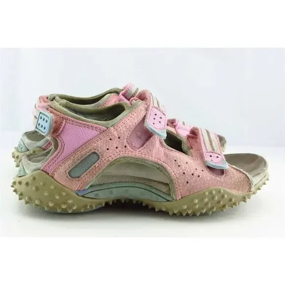 Geox Toddler Sz 10.5 Medium Pink Sandals Synthetic - Picture 3 of 6